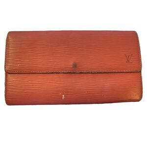 Louis Vuitton Brown Sarah Epi Wallet